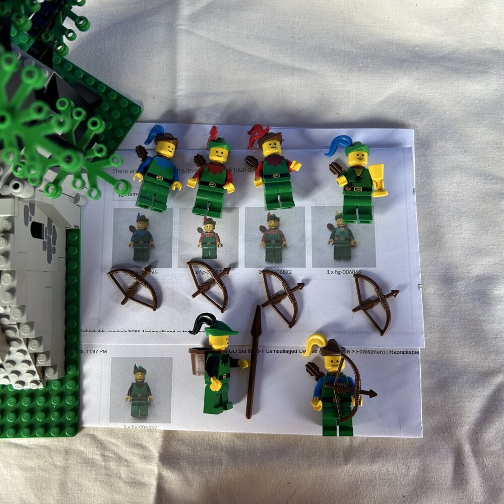 1987 Lego 6066 Camouflaged Outpost Complete with Manual - Picture 8 of 14